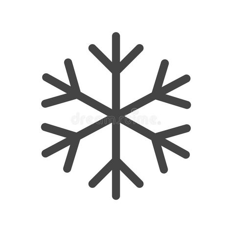 Snowflake icon vector illustration in flat style isolated on white background. Winter symbol for web site design, logo, app, ui vector illustration Snowflake Logo, Snowflake Icon, Snowflake Vector, Web Site Design, Background Winter, Icon White, Flat Style, App Ui, Site Design