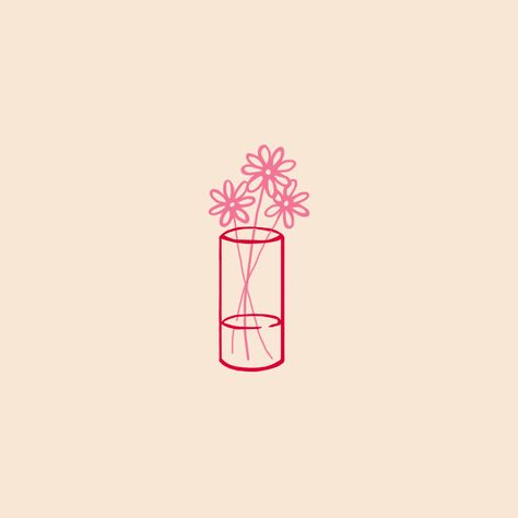 Flowers In Vase Tattoo Simple, Flowers In Vase Drawing Simple, Flower Vase Tattoo Simple, Small Vase Tattoo, Vase Drawing Simple, Flowers In A Vase Tattoo, Vase Flower Tattoo, Flower In Vase Tattoo, Vase Tattoo Simple