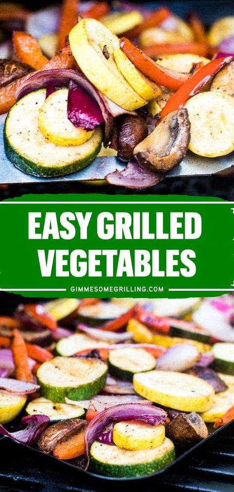 Easy Grilled Veggies, Grill Veggies In Oven, Veggies With Vinegar, Grilled Zucchini And Peppers, Marinated Veggies On The Grill, Seasoning For Grilled Vegetables, Grilled Veggies On The Grill In Basket, How To Grill Veggies On The Grill, Grilled Veggies In Oven