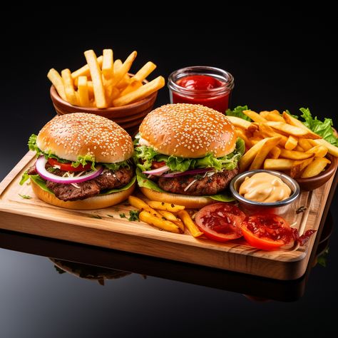 Best Fast Food Restaurants, Delicious Food Images, Fast Food Images, Burgers Aesthetic, Fries And Burger, Burger Png, Burger Photo, Burger With Fries, Mc Flurry