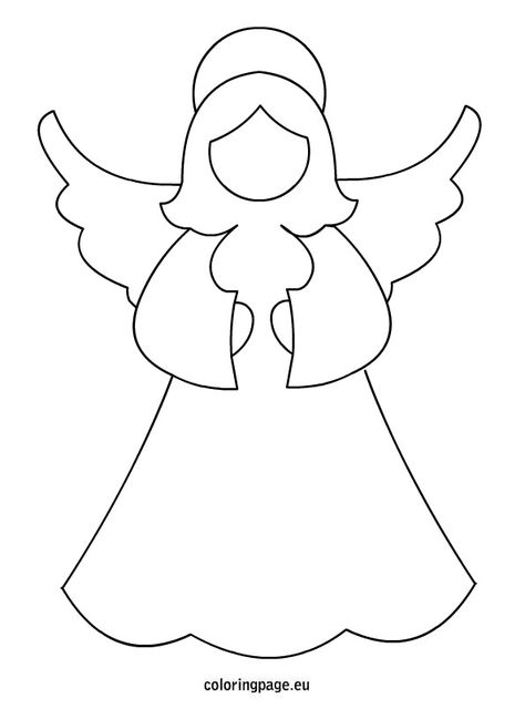 Related coloring pagesSmall medium large star templateTwo Christmas BallsGift box clip artChristmas flowerPenguin with hat and scarfChristmas Star CometReindeer ChristmasChristmas tree freeMerry Christmas letterMerry Christmas grandma and grandpaMerry... Coloring Christmas, Angel Coloring Pages, Christmas Tree Template, Stained Glass Angel, Angel Crafts, Christmas Applique, Christmas Drawing, Christmas Angel, Christmas Templates