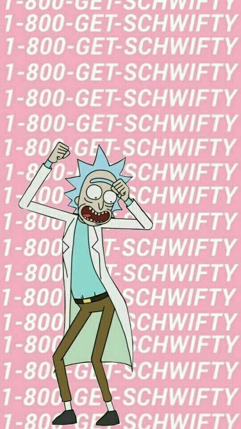 1-800-GET-SCHWIFTY #PhoneWallpapers Funny Rick And Morty, Wallpaper Iphone Funny, Rick And Morty Stickers, Animal Line Drawings, Get Schwifty, Bedroom Wall Collage, Spongebob Wallpaper, Picture Collage Wall, Pastel Pink Aesthetic