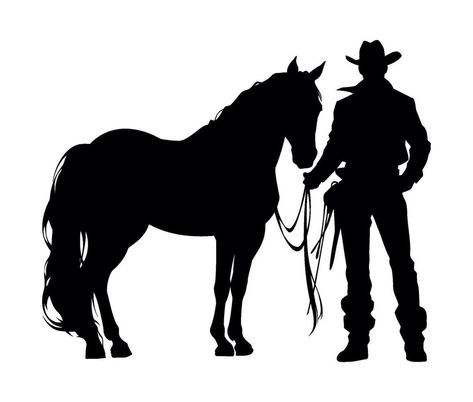 cowboy silhouette in horse stallion illustration isolated Stallion Silhouette, Cowboy Sillouette Painting, Bucking Horse Silhouette, Western Pleasure Horse Silhouette, Cowboy On Horse Silhouette, Cowboy Silhouette, Frank Album, Horse Silhouette, Tree Saw