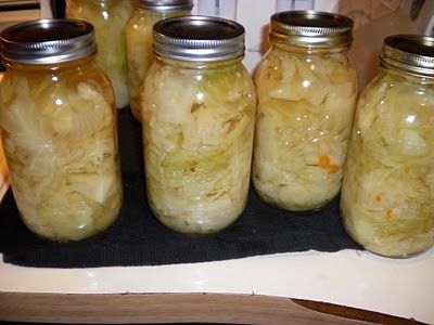 canning cabbage....Like this recipe better than the one I have been using.Will try this summer How To Can Cabbage, Canning Cabbage Water Bath, Canned Cabbage, Canning Cabbage Recipes, Canning Cabbage, Dehydrating Food Storage, Pressure Canning Recipes, Canning 101, Self Sufficiency