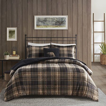 Guys Bedroom, Plaid Comforter, Dec Pillows, Cabin Retreat, Down Alternative Comforter, Wall Panels Bedroom, Reversible Comforter, Twin Comforter, King Comforter Sets