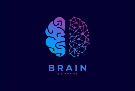 Brain logo modern brain logo style desig... | Premium Vector #Freepik #vector #brain-logo #silhouette-logo #creative-mind #brain-idea Brain Logo Ideas, Mindfulness Logo, Brain Logo Design, About Brain, Logo Silhouette, Brain Logo, Silhouette Logo, Blue Octopus, Photoshop Tutorial Photo Editing