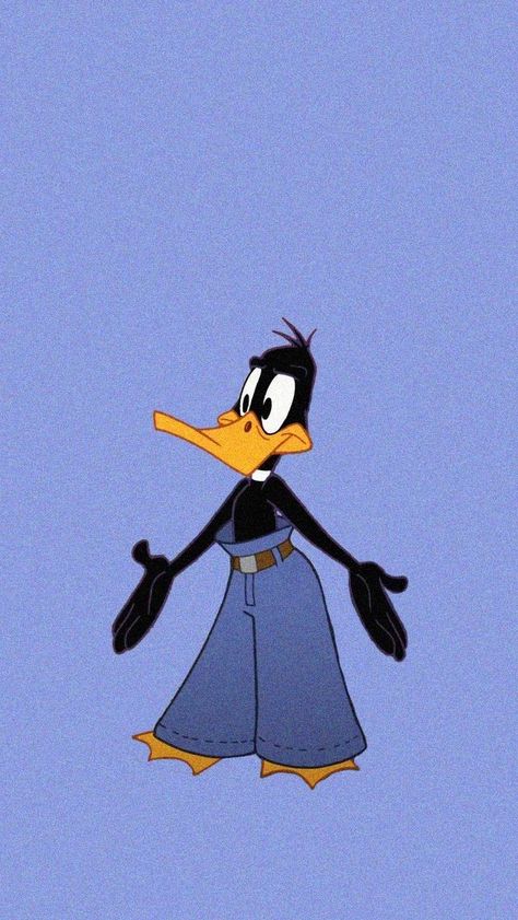 Looney Tunes Wallpaper Iphone, Looney Tunes Wallpaper, Duck Cute, Duck Wallpaper, Looney Tunes Show, Cartoon Wallpaper Iphone, Daffy Duck, Pinturas Disney, Cartoon Pics