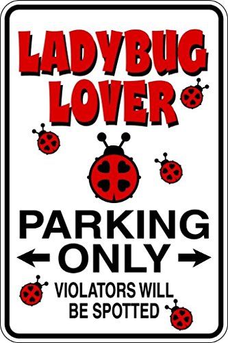 Ladybug Art, The Ladybug, Parking Sign, Parking Signs, Wall Decal Sticker, Love Bugs, Lady Bug, Vinyl Designs, Make Me Happy