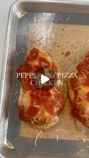 Janae Cox on Instagram: "Pizza Chicken

1 pound chicken breast
1/2 cup pizza sauce
1 1/2 tbsp pizza seasoning (optional) 
4 oz mozzarella cheese ( for dairy-free use @violifeus ) 
2 oz pepperoni (all natural)
2 cups broccoli

Instructions: 
1. Preheat oven to 375 degrees F  2. Place chicken on a baking sheet and top with pizza sauce and pizza seasoning  3. Bake for 8-10 minutes  4. Remove from the oven and top chicken with mozzarella cheese and additional seasoning, if desired  5. Bake for an additional 6 minutes  6. Remove from the oven and add pepperoni, if using  7. Return to the oven until chicken is done cooking  8. Serve with steam broccoli  
Enjoy!!!!" Chicken With Mozzarella Cheese, Pepperoni Pizza Chicken, Chicken With Mozzarella, Steam Broccoli, Pizza Seasoning, Pepperoni Chicken, Pizza Chicken, Mozzarella Chicken, Steamed Broccoli