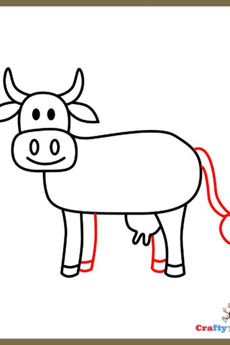 Unveil the charm of farm animals through our beginner-friendly tutorial on drawing a cow! Our exclusive instructions will lead you from a simple outline to intricate details, enhancing your artistic abilities and enabling you to craft magnificent artwork. Join us in creating an adorable and huggable cow today! Perfect for art enthusiasts seeking to improve their skills. Cow Simple Drawing, Cow Drawing Simple, Drawing A Cow, Simple Cow Drawing, How To Draw Cow, Draw A Cow, Guide Drawing, Tutorial On Drawing, Draw Tutorial