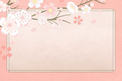 Sakura Background Landscape, Floral Powerpoint Background, Floral Background Landscape, Templates Background, School Presentation, Background School, Presentation Background, Background Landscape, Ppt Background