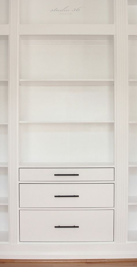 Hemnes Bookcase, Ikea Closet Hack, Diy Built In, Ikea Built In, Billy Bookcases, Bookcase With Drawers, Hack Ikea, Ikea Closet, Bookcase Diy