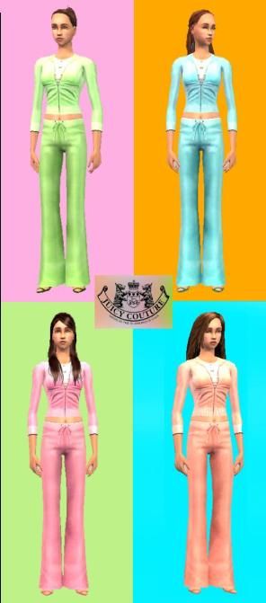 Mod The Sims - Juicy Coutur Velour 2000s Sims 4, Sims 4 Cc Juicy Couture, Sims 2 Cc, Ts2 Cc, Slouchy Jeans, Cc Finds, Sims 4 Cc, Sims 4 Mods, Sims 2