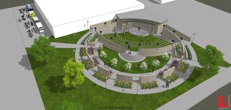 Outdoor Amphitheater Design, Amphitheater Plan, Amphitheatre Design, Amphitheater Design, Amphitheater Architecture, Outdoor Amphitheater, Plaza Design, Historic Theater, Tiered Seating