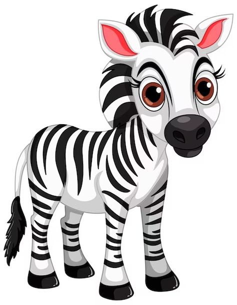 Zebra Clipart Images - Free Download on Freepik Zebra Cartoon Drawing, Cute Zebra Cartoon, Zebra Tattoos, Zebra Clipart, Jungle Images, Zebra Cartoon, Zebra Drawing, Jungle Animal Art, Cartoon Clip