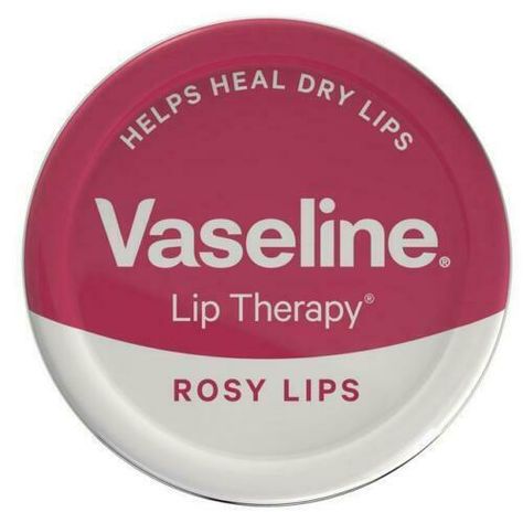 TITLE 3 x Vaseline Lip Balm Therapy Petroleum Jelly Pocket Size Mini Size 20g Pots Description Made with triple-purified Vaseline petroleum jelly Contains aloe, known to calms and soothe dry irritated skin Moisture to help lips recover from discomfort Instantly softens and soothes dry lips Locks in moisture to help lips recover from discomfort Vaseline lip therapy made with triple-purified Vaseline petroleum jelly with aloe extract. It Moisturise to help lips recover from discomfort. Instantly s Vaseline Lip Therapy Rosy, Vaseline Cocoa Butter, Vaseline Rosy Lips, Vaseline Original, Vaseline Petroleum Jelly, Vaseline Jelly, Lip Balm Tin, Vaseline Lip Therapy, Lip Therapy