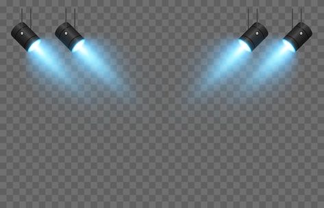 Vector set of light light source studio ... | Premium Vector #Freepik #vector #spotlight #stage-spotlight #studio-light #stage-light Dj Lighting Png, Spotlight Png, Dj Background Hd Photo, Green And Black Background, Christian Background Images, Dj Lights, Dj Speakers, Dj Images Hd, Birthday Banner Background