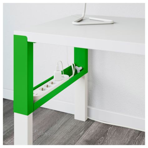 Ikea Pahl Desk, Pahl Desk, Pahl Ikea, Kids Room Desk, Kids Rooms Shared, Desktop Shelf, Green Desk, Children Room Boy, Furniture Ads