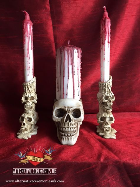 Gothic Unity Ceremony, Candles Gothic, Horror Wedding, Gothic Weddings, Black Unity, Dragon Wedding, Unity Candles, Shadow Dragon, Unity Ceremony