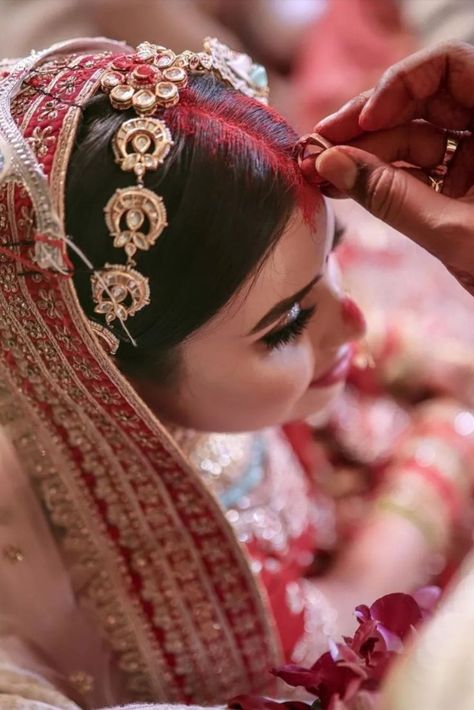 Did you know that sindoor is a mark of love, trust, respect and marriage? Here's an exciting insight into the rituals of Indian Wedding. #indianwedding #indianbride #indianweddingphotography #indianbride #sindoor #sindoorinhair #sindoor #traditions #weddingphotography #weddingphotographer #style #styleinspiration #styleicon Hindu Wedding Rituals, Indian Wedding Photography Ideas, Indian Wedding Rituals, Love Is The Answer, Fake Relationship, Wedding Photography Ideas, Family Meeting, Tangled Series, Mehndi Photo