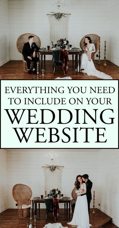 What To Put On Wedding Website, Wedding Website Checklist, Wedding Website Ideas Inspiration, The Knot Wedding Website Ideas, Wedding Websites Ideas, Wedding Website Q&a, Wedding Website Inspiration, Wedding Website Ideas, February Weddings