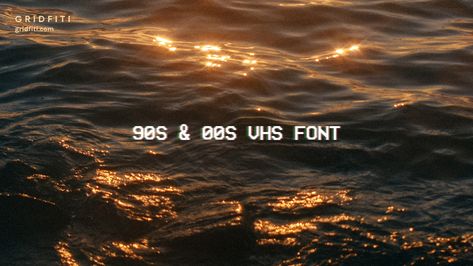 Download the vintage VHS font with the 90s and 00s vibe and discover the most aesthetic fonts at Gridfiti! Check out the full post for more. Tumblr, Vhs Font, Stranger Things Font, 80s Fonts, Copy And Paste Fonts, Film Font, Font Aesthetic, Clean Fonts, 90s Tv Show