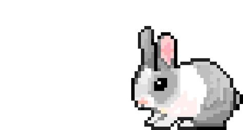 Bunny jumping Animated Bunny, Pixel Gif, Pixel Animation, 8bit Art, Banner Gif, 8 Bits, Anime Pixel Art, Png Icons, Aesthetic Gif