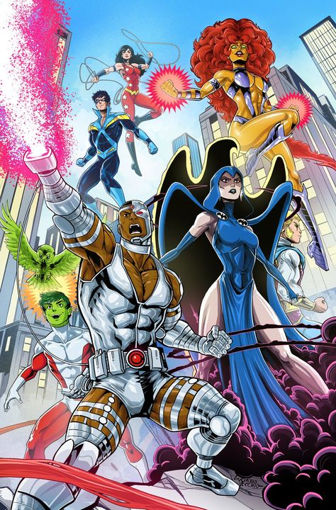 Home / Twitter Titans Comic, Dc Titans Fanart, Titans Art Dc, Teen Titans Go Fanart, Teen Titans Go Vs Teen Titans, Raven Comics, Teen Titans Characters, Nightwing And Batgirl, The New Teen Titans