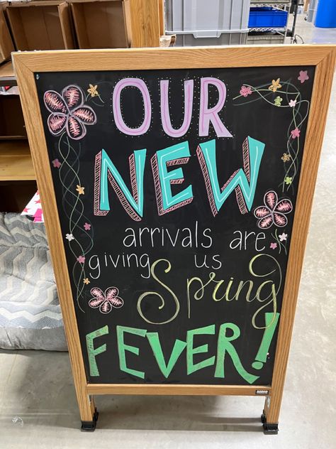 Clearance Chalkboard Sign, Boutique Chalk Signs Ideas Store Fronts, Chalkboard Signs Business Ideas, Chalkboard Store Sign, Small Business Chalkboard Sign Ideas, Spring Retail Chalkboard Signs, Chalk Sign Ideas Store, Spring Sandwich Board Signs, Chalkboard Business Sign Ideas