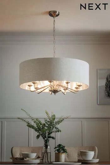 Ceiling Lights | Pendant & Flush Ceiling Lights | Next UK Lounge Lighting Ceiling, Ibiza Decor, Light Fittings Living Room, Lounge Ceiling Lights, Sitting Room Lights, Wallpaper Lounge, Low Ceiling Chandelier, Traditional Ceiling Lights, Cream Living Rooms