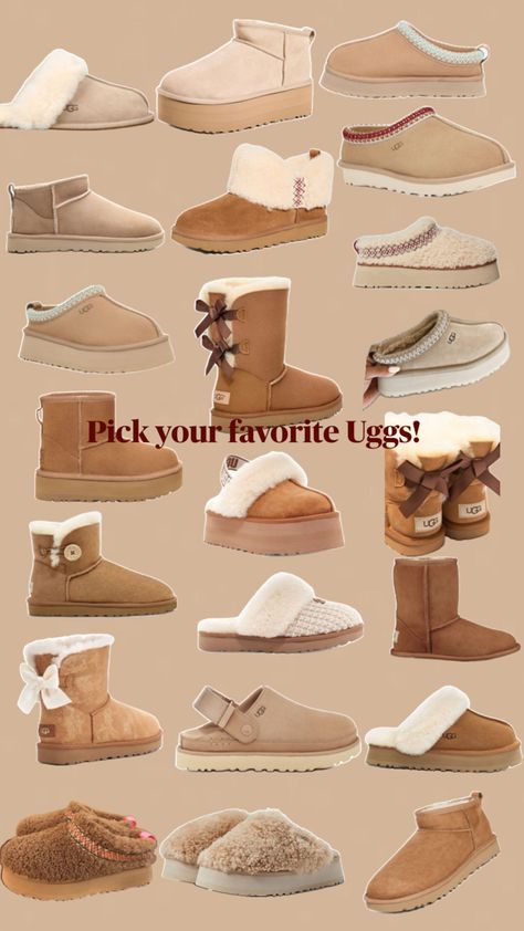 Pick your favorite Uggs!!!!⭐️🎀 Cute Uggs, Shoes For School, Cute Sneakers, Grunge Makeup, Pusheen, Going Out, Girl Outfits, Sneakers, Quick Saves