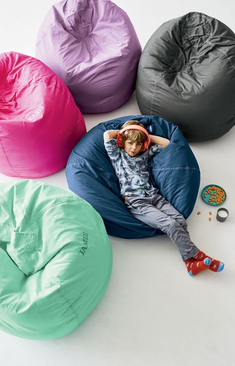 Funky Bean Bags, Kids Bean Bag Chair, Colorful Bean Bags, Green Bean Bag Chair, Bean Bags For Kids, Pink Bean Bag, Purple Bean, Kids Bean Bag Chairs, Bean Bag Seats