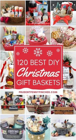 120 Best DIY Christmas Gift Baskets #Christmas #ChristmasGifts #gifts #giftbaskets #giftbasketideas Diy Christmas Gift Baskets, Unique Christmas Gifts Diy, Diy Christmas Treats, Baskets Christmas, Mason Jar Christmas Gifts, Christmas Gift Baskets Diy, Easy Diy Christmas Gifts, Handmade Gifts Diy, Diy Gift Baskets