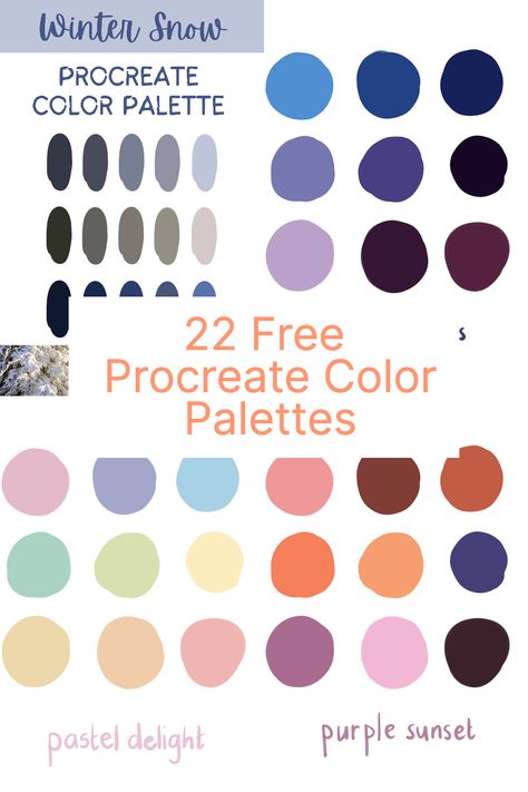 If you're an artist who uses the Procreate app on your iPad, you'll want to check out these 22+ color palettes for Procreate! They're perfect for helping you make color choices when creating beautiful artworks. Plus, they're all free and easy to download! So get inspired and create something amazing today! :) Free Procreate Color Palettes, Procreate Color Palettes, Nude Color Palette, Sunset Color Palette, Analogous Color Scheme, Split Complementary Colors, Free Procreate, Create Color Palette, Procreate Brushes Free