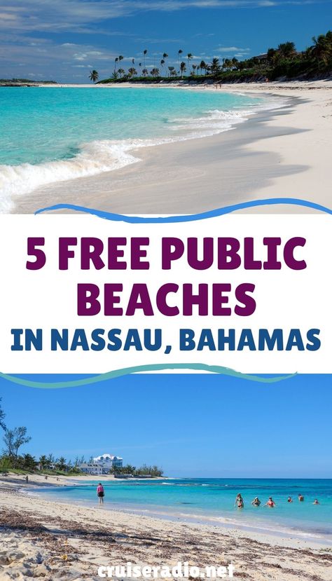 5 free public beaches in nassau, bahamas Things To Do In Nassau Bahamas, Nassau Bahamas Things To Do, Nassau Bahamas Cruise Port, Nassau Bahamas Beaches, Bahamas Beaches, Bahamas Nassau, Bahamas Trip, Bahamas Resorts, Anniversary Cruise