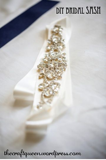 diy bridal sash belt. I bought the applique for my Saturday dress! Wedding Accessories Diy, Bridal Sash Belt, Diy Wedding Dress, Wedding Dress Belt, Diy Bridal, Applique Wedding Dress, Wedding Sash, Beaded Wedding, Bridal Sash