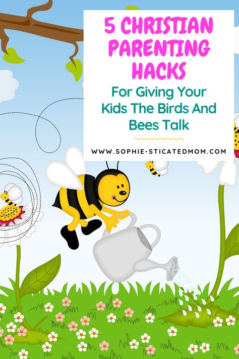 Birds And The Bees Talk, Birds And Bees Talk, Better Parenting, Children Ministry, Christian Lifestyle Blog, Birds And Bees, Parenting Girls, Christian Pins, Birds And The Bees