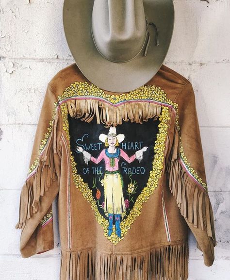 Sinclair Tucker Sweetheart Of The Rodeo Jacket. https://www.instagram.com/hchvintage/ Vintage Rodeo Outfits, Erin Core, Sweetheart Of The Rodeo, Gram Parsons, Cowgirl Clothes, Western Winter, Western Patterns, Americana Music, Vintage Western Wear