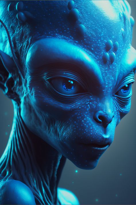 Eiffel 65, Anime Alien, Trippy Alien, Blue Alien, Alien Life Forms, Alien Artwork, Grey Alien, Space Ship Concept Art, Devian Art