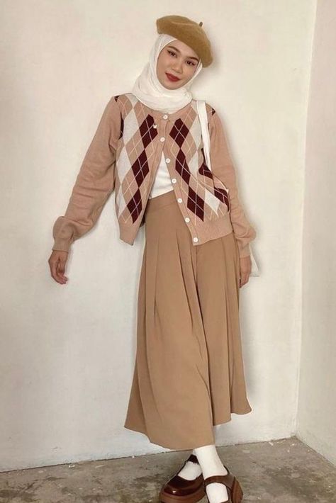 Light Academia Aesthetic Outfit, Light Academia Clothes, Aesthetic Outfits Hijab, Light Academia Fashion, Outfit Ideas Hijab, Light Academia Outfit, Academia Aesthetic Outfit, Light Academia Aesthetic, Academia Outfits