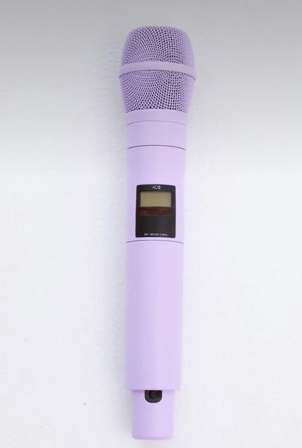 Light Purple Microphone, Mics For Singing Kpop, 5 Microphones Kpop, Microphone Shifting, Kpop In Ear Monitor, Kpop Dr Microphone, Microphones Kpop, Kawaii Microphone, In Ear Monitors Kpop Shifting