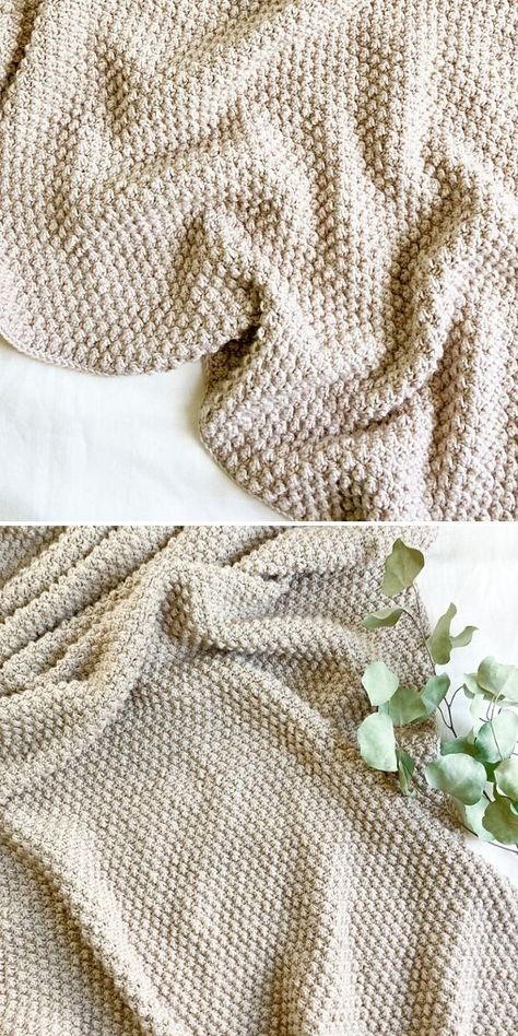 Crochet Blanket Patterns Worsted Weight Yarn, Crochet Cream Blanket, Crochet Blanket Farmhouse, Modern Farmhouse Crochet Blanket, Off White Crochet Blanket, Tight Crochet Blanket, Comfy Crochet Blanket, Crochet Blanket Neutral, Trendy Crochet Blanket Patterns