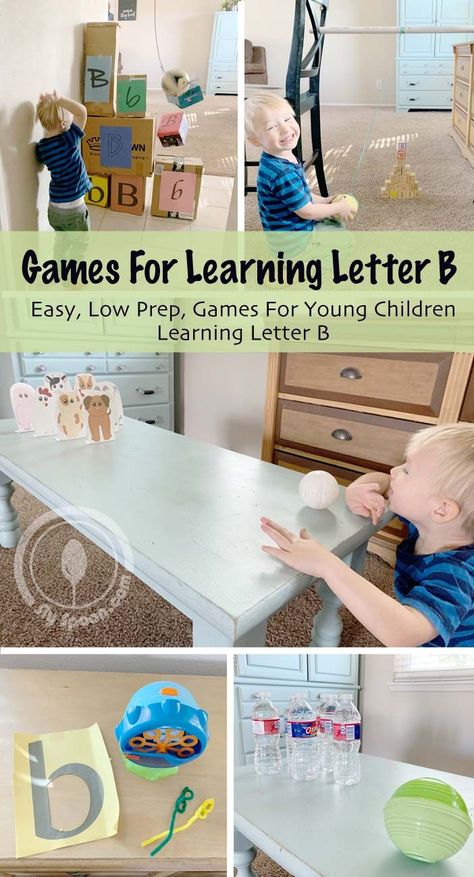 Letter B Science For Preschoolers, B Letter Activities, Letter B Games For Preschool, B Letter Activities For Preschool, Letter B Activity For Preschoolers, Letter B Toddler Activities, B Preschool Activities, Letter B Activities For Toddlers, Letter B Preschool Activities