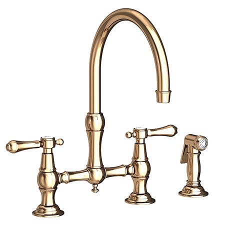 Newport Brass Kitchen Faucet, Soap Dispenser Kitchen Sink, Bridge Faucet Kitchen, Bridge Faucet, Gold Faucet, French Yellow, Brass Kitchen Faucet, Newport Brass, Over Sink