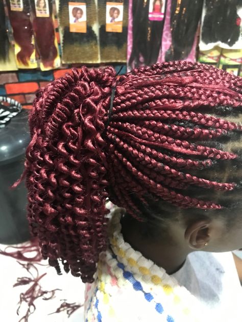 Short Braid, Short Braids, Dreadlocks, Emerald, Braids, Wine, Hair Styles, Hair, Beauty