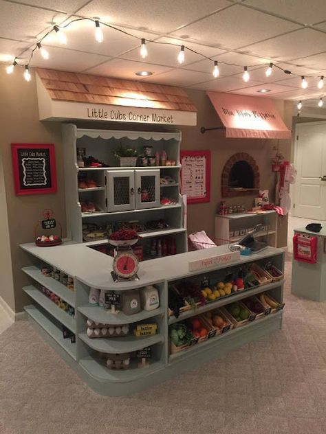 Children Playroom, Daycare Rooms, Playroom Makeover, Playroom Inspiration, Small Playroom, Indoor Playroom, Kitchen Playroom, Diy Kids Furniture, Basement Playroom