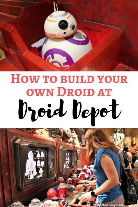 How to build your own droid at Droid Depot! - Disney in your Day Build A Droid, Build Your Own Lightsaber, R2 Unit, Droid Depot, Disney Bucket List, Cali Trip, Star Wars Galaxy's Edge, Disney Shopping, Disneyland Planning