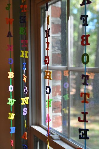 Alphabet Birthday Party Decorations, Alphabet Party Decorations, Abc Decor, Abc Party Ideas, Baby Shower Ideas For Boys Decorations, Shower Chandelier, Alphabet Birthday Parties, Abc Birthday Parties, Alphabet Party