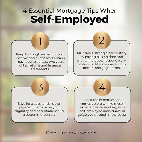 Self-employed and dreaming of homeownership in Canada? 🇨🇦 These mortgage tips are your golden ticket to success! Organize those finances, supercharge your credit score, plan that down payment, and let me help you navigate the journey! #MortgagesForSelfEmployed #HomeownershipGoals #YourMortgagePartner 2024 Blessings, Mortgage Quotes, Mortgage Humor, Business Acumen, Mortgage Broker, Mortgage Tips, Golden Ticket, Debt Management, Down Payment