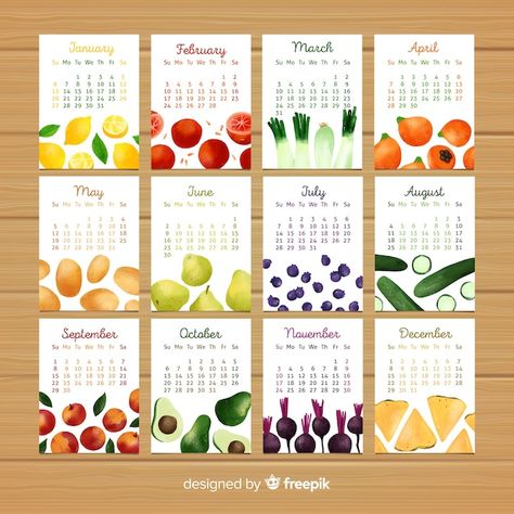 Calendar of seasonal vegetables and frui... | Premium Vector #Freepik #vector #fruits-vegetables #nutrition #monthly-calendar #vegetables-food Upcycling, Fruit Calendar, Graphic Design Calendar, Calendar Design Inspiration, Food Calendar, Diy Kalender, Meal Calendar, Calendar Themes, Creative Calendar